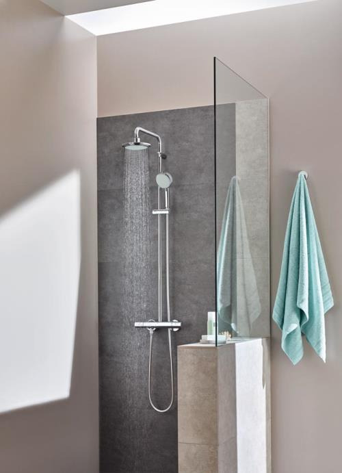 Grohe Tempesta Cosmopolitan 160 Colonne de douche avec mitigeur  thermostatique (27922000) - Livea Sanitaire