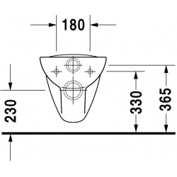 D-Code Pack WC suspendu sans SoftClose (45351900A1)