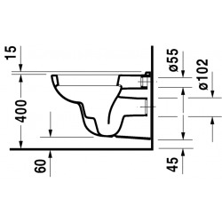 D-Code Pack WC suspendu cuvette avec abattant SoftClose (45350900A1)