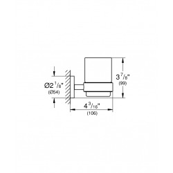 Essentials Verre en cristal avec support, Supersteel (40447DC1)