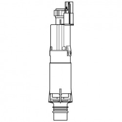 Garniture de vidage AV1, Dual Flush (42253000)  Garniture de vidage AV1, Dual Flush (42253000)