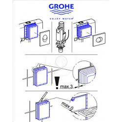  Grohe trappe de visite (66791000)