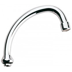 Grohe Bec tubulaire orientable, sans butée femelle 3/4", Chromé (13071000)