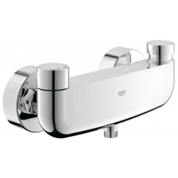 Grohe Eurosmart Cosmopolitan T Mitigeur douche temporisée 1/2" avec mitigeur et limiteur de température ajustable, Chromé (36320000)