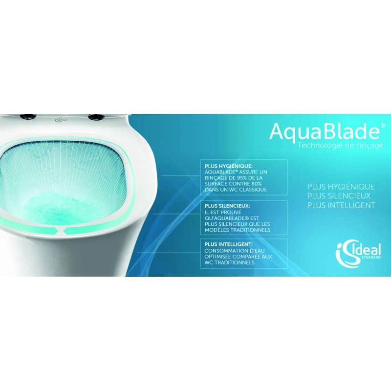 Ideal Standard TESI Cuvette suspendue AquaBlade (T007901) - Livea ...