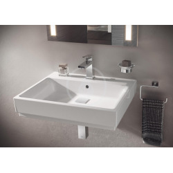 Cube Ceramic Lavabo, 600x490 mm, PureGuard, blanc alpin (3947300H)