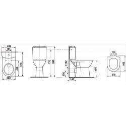 Pack WC à poser Deep PMR