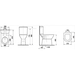 Pack WC à poser Deep PMR