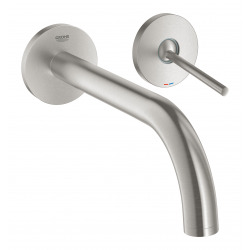 Grohe Atrio Mitigeur monocommande 2 trous lavabo, Supersteel (19918DC3)