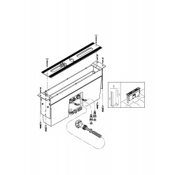 Grohe Châssis pour combiné Bain/Douche 4 et 5 trous sur plage (29037001)