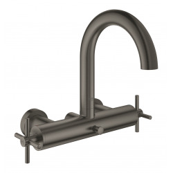 Grohe Atrio Mélangeur Bain/Douche, Hard Graphite Brossé (25010AL3)