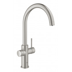 Grohe Blue Home Kit de démarrage Mitigeur bec C Supersteel (31455DC1)