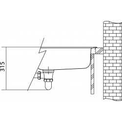 Franke Kit de cuisine G63, Évier en granit KSG 238, blanc + Mitigeur FG 7477, blanc + Distributeur de savon FD 300 (114.0365.089)