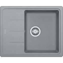 BASIS - Fragranite evier BFG 611-62, 620x500 mm, pierre grise (114.0285.118)