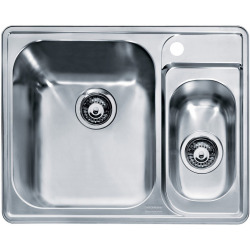 Franke ZODIACO - Inox évier ZOX 660/2, 625x500mm (101.0021.604)