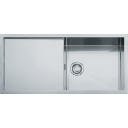 Franke Planar - Inox Évier PPX 111, 980x450 mm + siphon (122.0198.364)