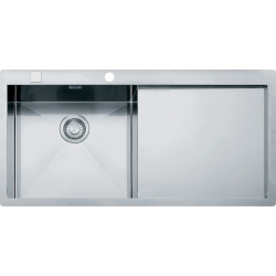 Franke Planar - Inox Évier PPX 211/611 /2 TL, 1000x512 mm, gauche (127.0203.464)