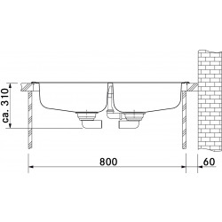 Franke Sirius - SID 620 Tectonite® Carbone Evier (114.0120.461)