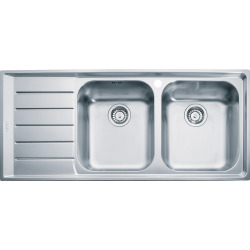 Franke Neptun - Inox Evier NEX 621/7, 1160x510 mm + siphon (101.0120.274)