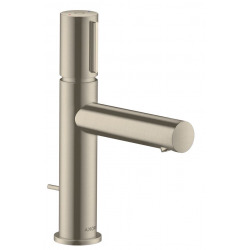 Axor UNO Mitigeur lavabo Select 110 avec tirette et vidage, nickel brossé (45010820)