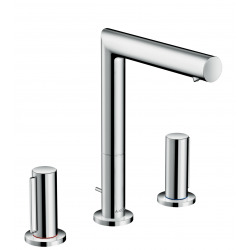 Axor UNO Mitigeur lavabo Select 80, bonde à écoulement libre, nickel brossé  (45015820)