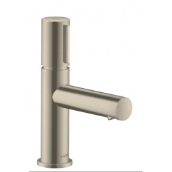 Axor UNO Mitigeur lavabo Select 80, bonde à écoulement libre, nickel brossé (45015820)