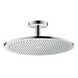 Douche de tête 350 1jet PowderRain avec raccord plafond 100 mm (26035000)