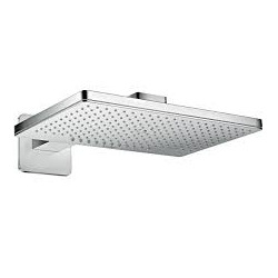 Douche de tête 460 x 300 mm 2jet avec bras de douche 450 mm, rosace SoftCube (35275000)