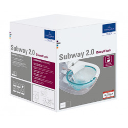 Villeroy et Boch WC Suspendu Pack Subway, blanc alpin