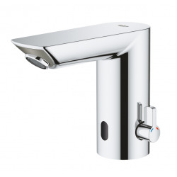 Grohe Bau Cosmopolitan E Mitigeur lavabo infrarouge 1/2″ avec limiteur de température ajustable, Chromé (36451000)