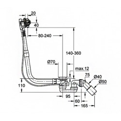  Talentofill  pour garniture de remplissage, de vidage et de trop-plein (28990000)