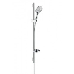 Raindance Select Set Raindance Select S 120 3jet douche à  main/Unica'S Puro barre de douche 0,90 cm HANSGROHE chromé