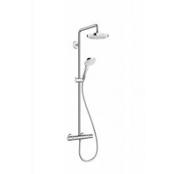 Showerpipe Croma Select E 180 2jet, blanc/chromé (27256400)