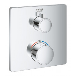 Grohe Mitigeur thermostatique de douche pour Bain/Douche, chrome (24079000)