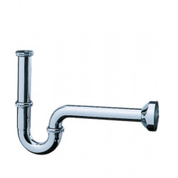 Hansgrohe Traps - Tuyau siphon 1 1/4 facile à installer, chrome
