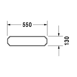 DURAVIT1930 - ETAGÈRE 550 X 130 MM