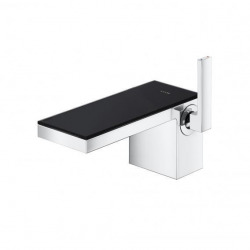 Axor Robinet de lavabo avec sortie Push-Open, chrome / noir (47010600)