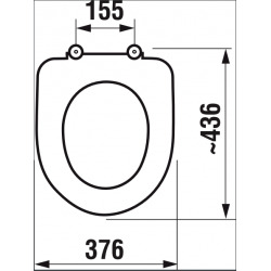  Deep by Jika - Abbattant WC classique blanc - (JIKA H8932813000631)