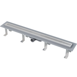 Drain de douche simple pour grilles perforées 85 x 14,5 x 8 cm CPZ9-850M