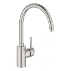 Grohe Concetto Mitigeur monocommande évier, Zero SuperSteel (32661DC3)