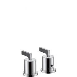 Axor Citterio Set de finition pour thermostatique 2 trous pour montage sur bord de baignoire