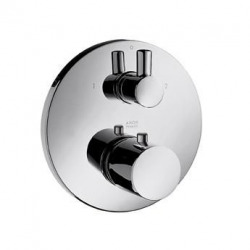 BOUROULLEC - Set de finition pour mitigeur thermostatique encastré, avec robinet d'arrêt et inverseur (38720000)