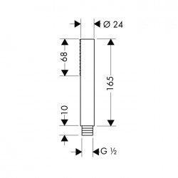 Douchette "tube" 1jet (10531000)  Douchette "tube" 1jet (10531000)