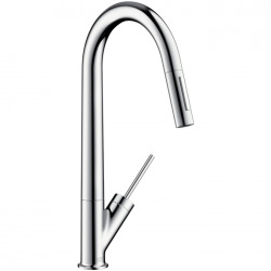 Grohe Minta Mitigeur évier chromé avec mousseur extractible 329180