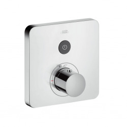 SHOWERSELECT - Set de finition pour mitigeur thermostatique SoftCube encastré avec 1 sortie (36705000)