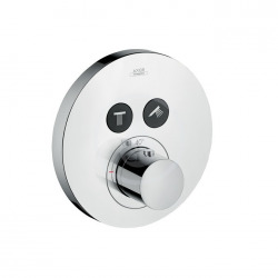 Set de finition pour mitigeur thermostatique ShowerSelect rond encastré avec 2 sorties