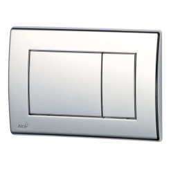 Plaque de commande pour WC suspendus, Chrome-poli (m271)