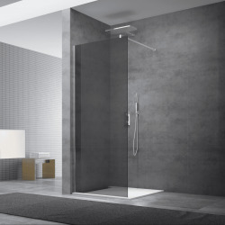 Paroi de douche à l'italienne 100x200cm Walk-in (WI100KS)