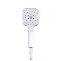 colonne de douche avec mitigeur thermostatique blanc / chrome (SATSSTHP)