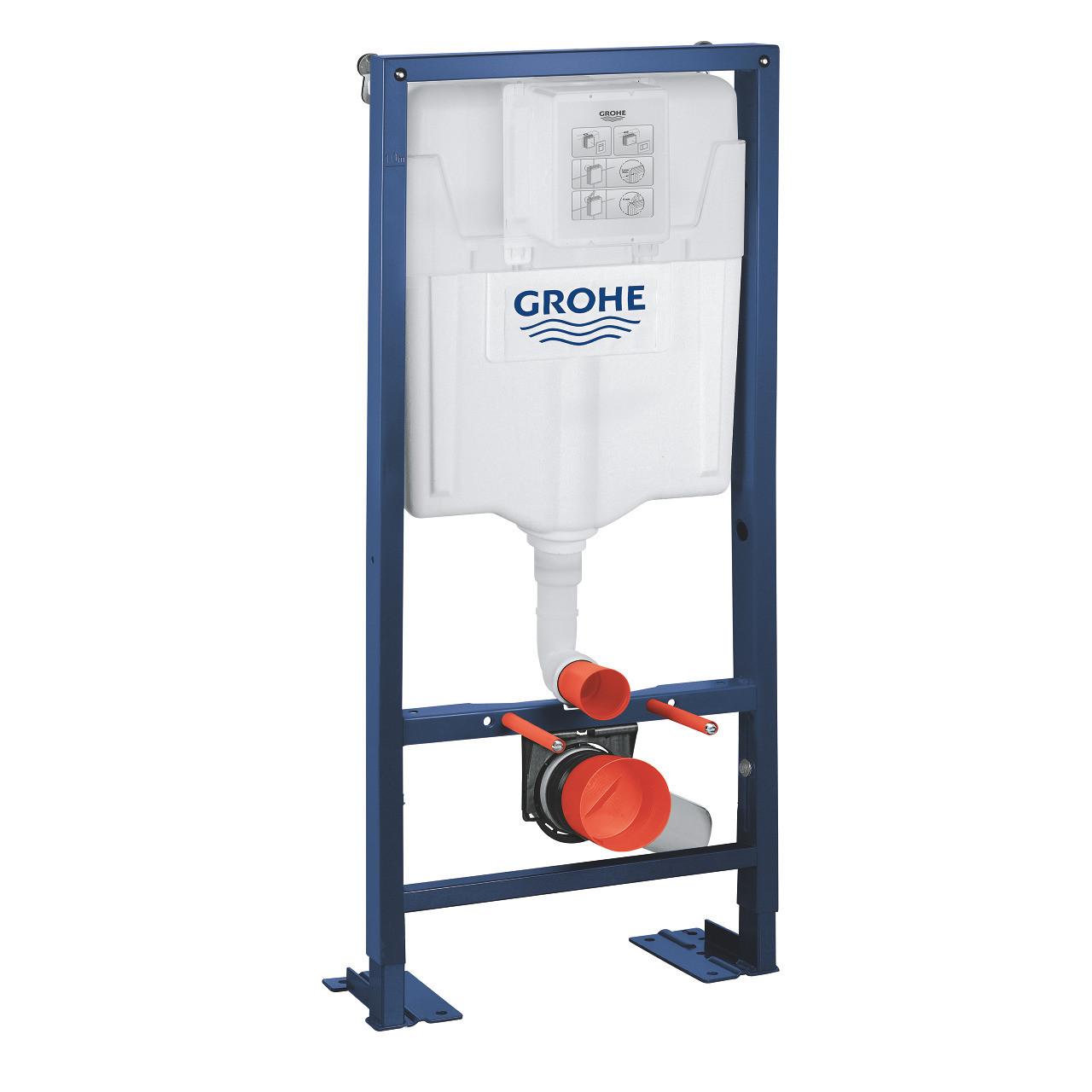 Grohe Rapid SL Bati Support autoportant cuvette Serel SM26 sans bride avec abattant frein de chute AutoportantSM26.2